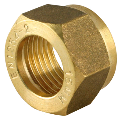 Copper Nut 22mm Compression 