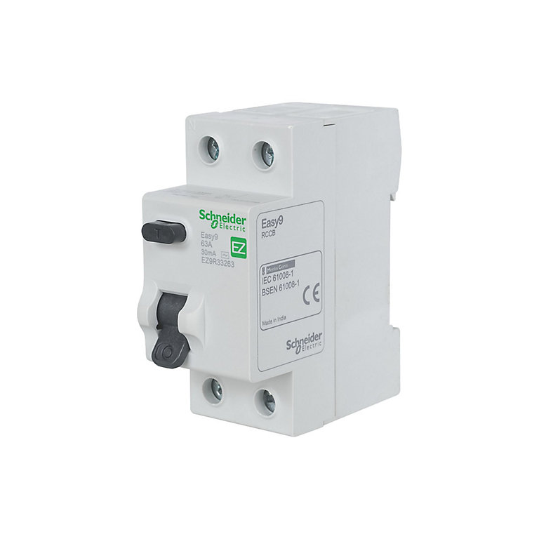 Schneider 63A 30mA EZ9 RCD 2Pole 