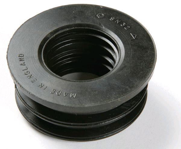 Floplast Soil Pipe 110mm Rubber Push Fit Boss Adaptor 32mm 