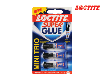 Loctite Super Glue Mini Trio 3 x 1G 3870819 