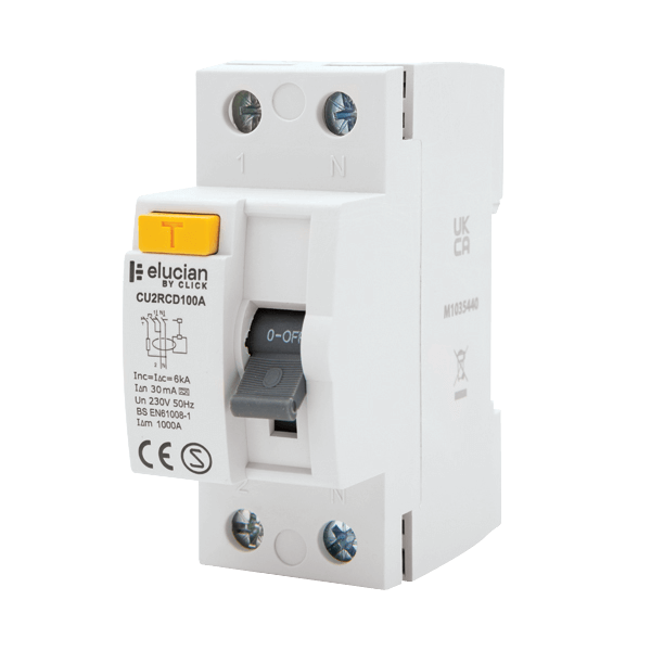 Scolmore Elucian 2P 30A 100mA "A" RCD