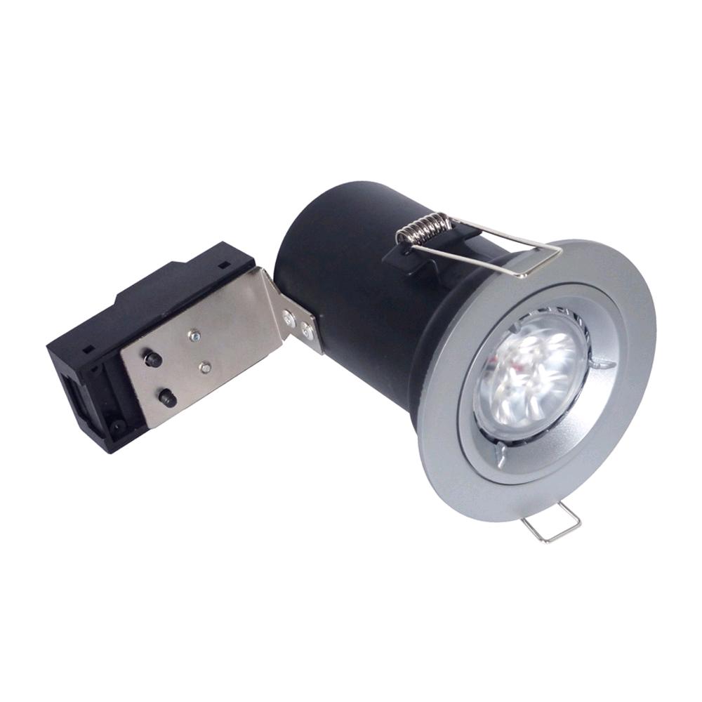 Bell 12V/240V Satin Silver Downlight