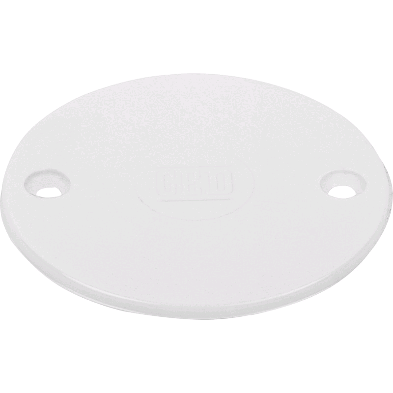 Falcon Conduit Circular Lid White 