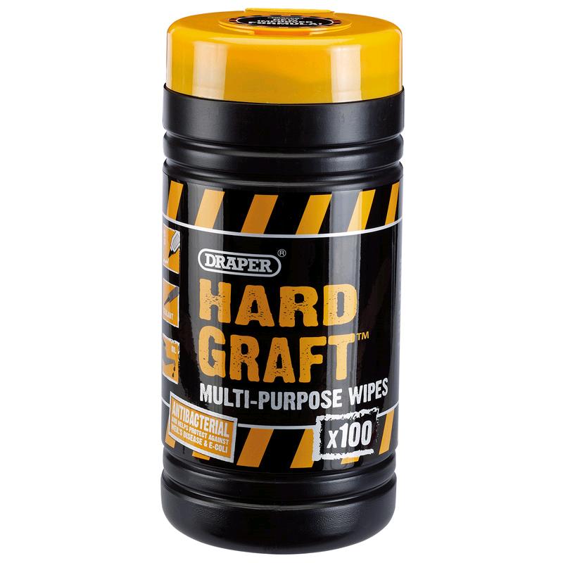 Draper Hard Graft Heavy Duty Wipes 