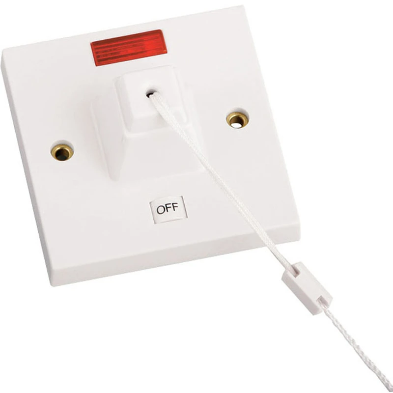 Niglon 45A DP Ceiling Pullcord Switch 