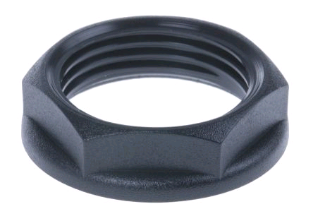 Niglon 16mm Black Locknut 