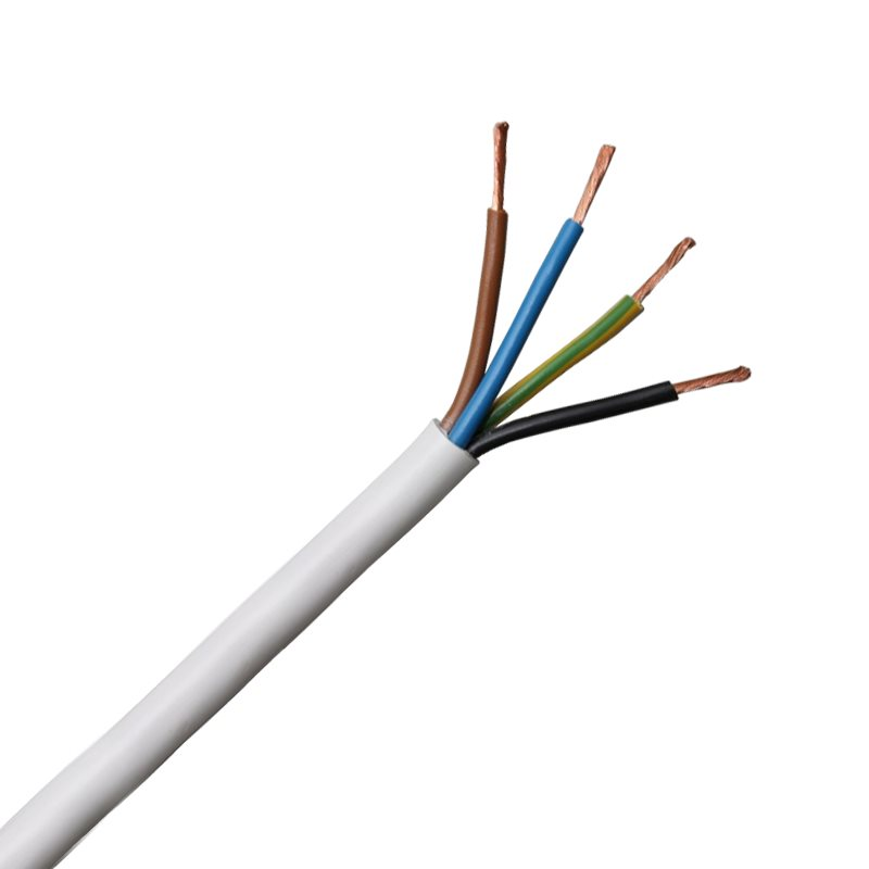 White Flex 1.5mm 4Core Heat Resistant (per mtr) 