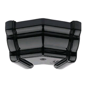 Floplast Niagara Square Gutter 135deg Externa1 Angle Black