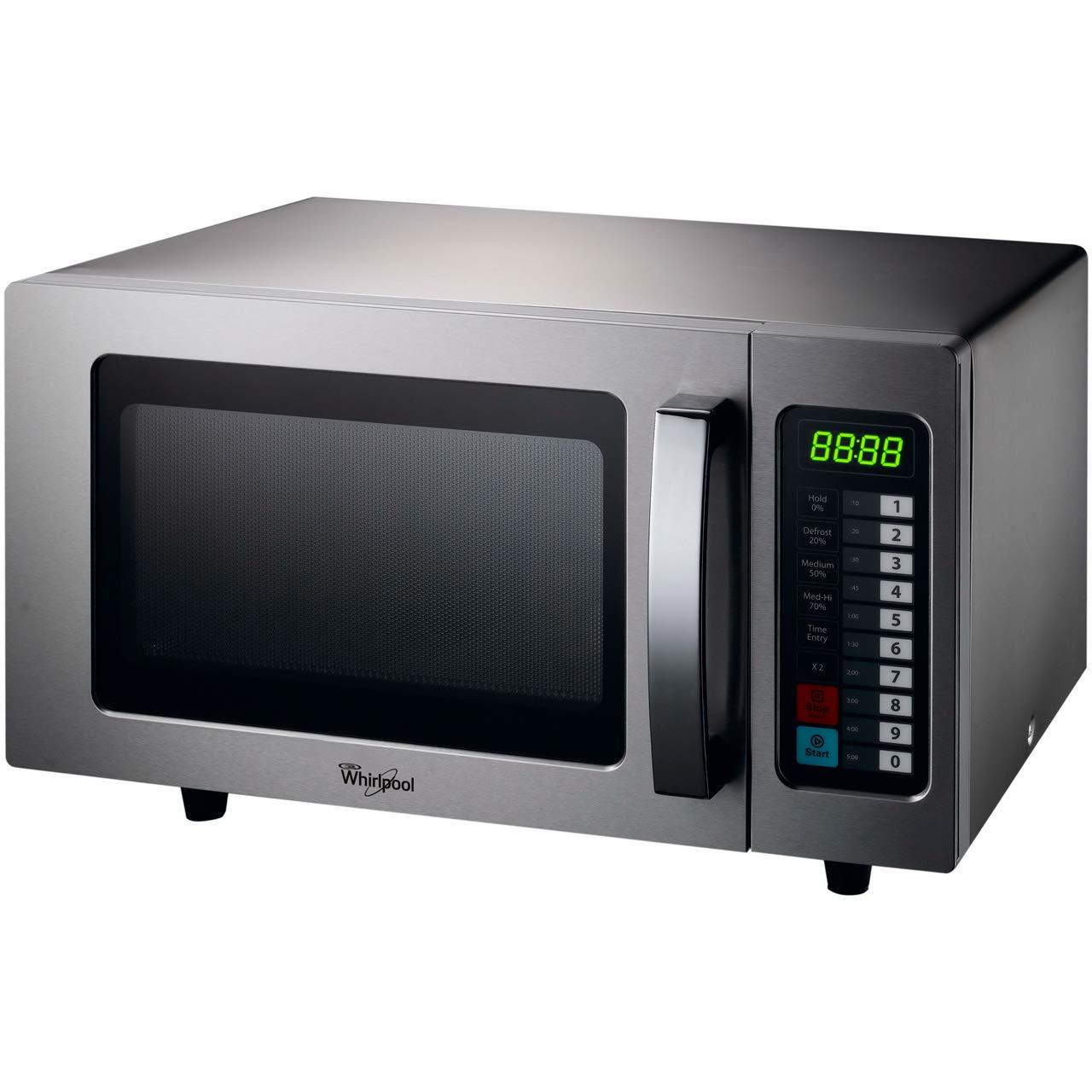 Whirlpool PRO 25 IX 25ltr Commercial Flat Bed Microwave 1000W 