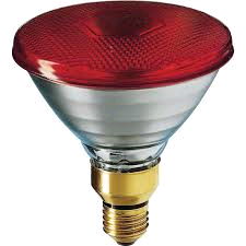 Lamp PAR38 80w ES RED