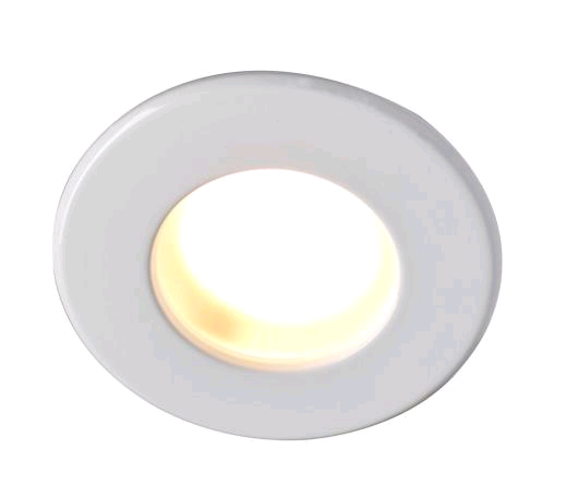 Robus IP65 12V Shower Downlight Kit in White