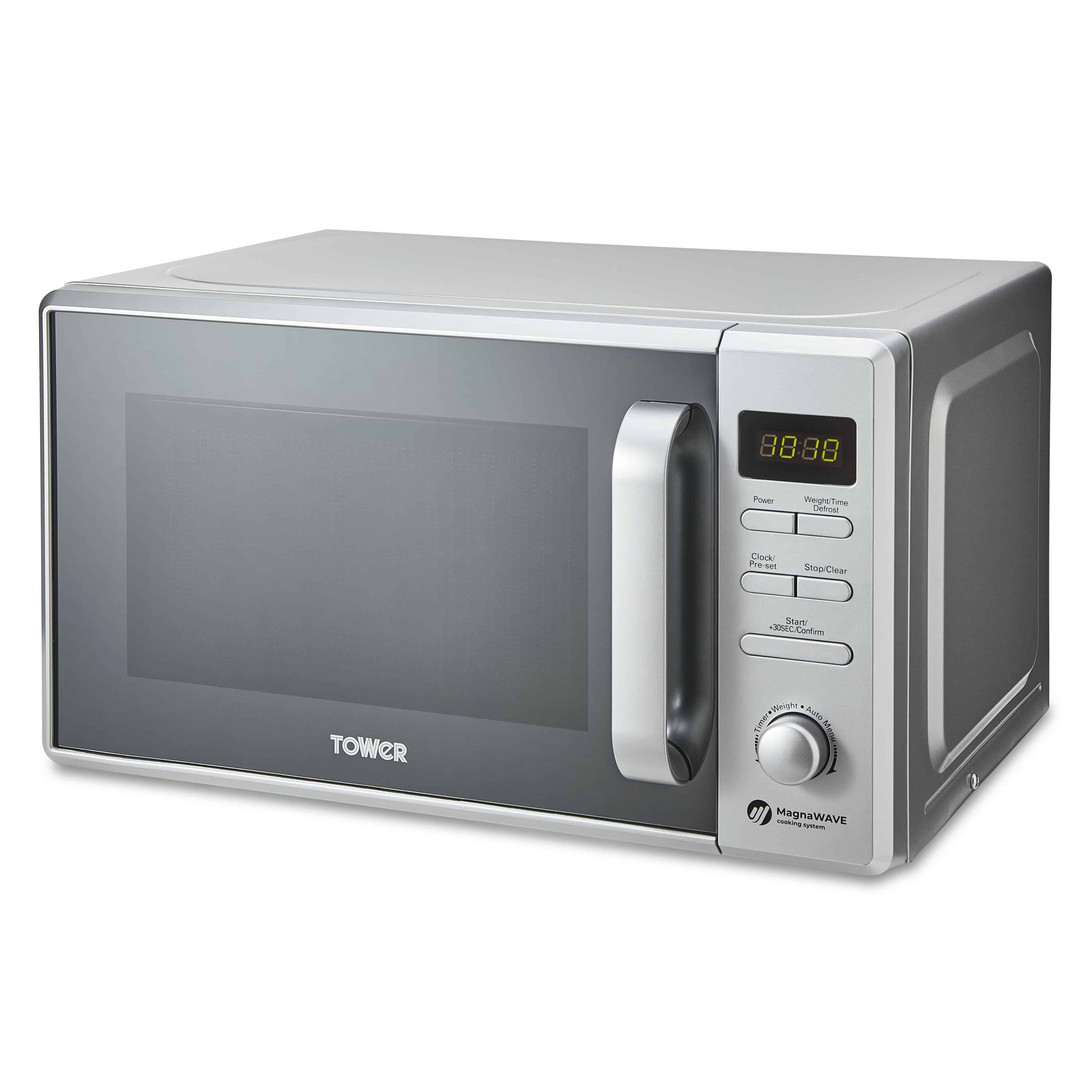 Tower 800w Digital Microwave 20ltr in grey 