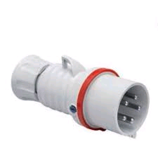 Gewiss 32a 415V 3P + N & E Plug IP44/IP54  Commando Industrial Plug