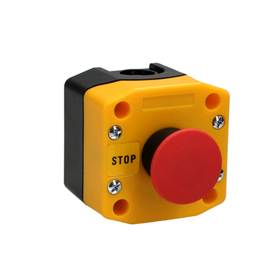 CED Red Mushroom Push Button 240v Stop IP65 