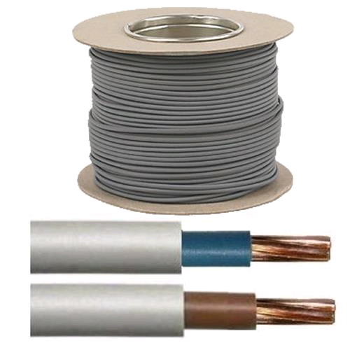 Cable 35mm Brown Tails PVC/PVC (per mtr) 
