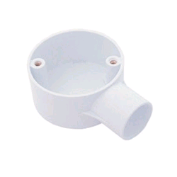 Falcon Conduit Terminal Box 25mm White 