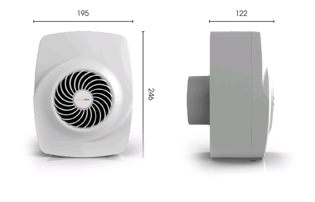 Envirovent SELV HT 12V Extractor Fan (046-30-DBO-EV) Tai Ceredigion/Barcud