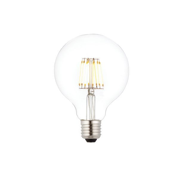 Saxby ES LED 7w Filament R95 Globe Lamp Dimmable
