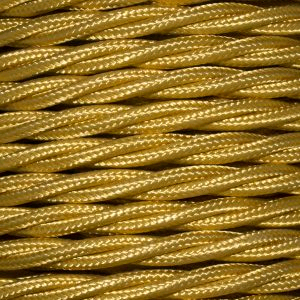 Cable 3 Core Twisted Braided 0.75mm Celtic Gold