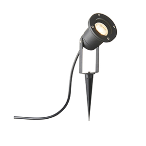 Saxby Opaz IP54 GU10 Spike Light Black 