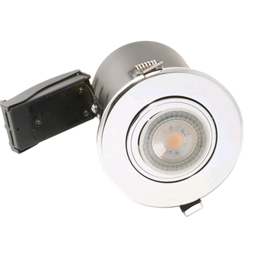 BG GU10 Shower Downlight Fire Rated Chrome 