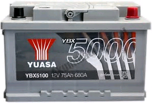 Yuasa Battery12V 75Ah 710A High Performance  YBX5100