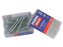 Forgefix M/P Screw 4 x 50mm (Pack) Zinc Plated 