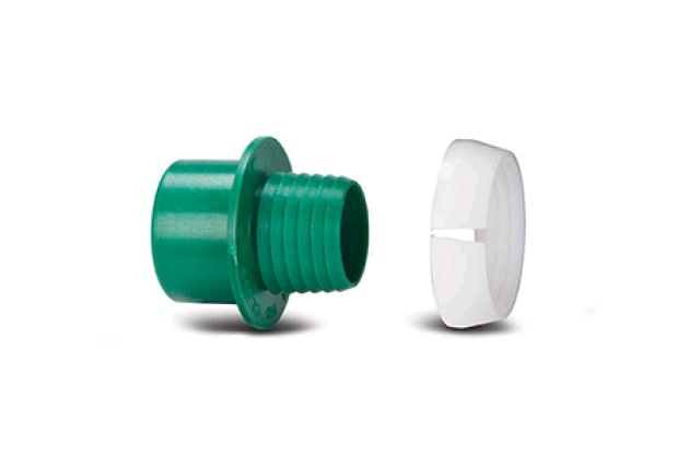 Polypipe Class D Adaptor Set Dark Green 25mm x 3/4" 