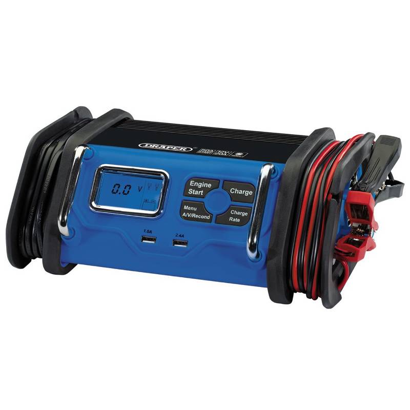 Draper 20A 12V Charger/50A Start