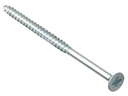 Forgefix M/P Screw 5 x 100mm (Pack of 8) Zinc Plated 