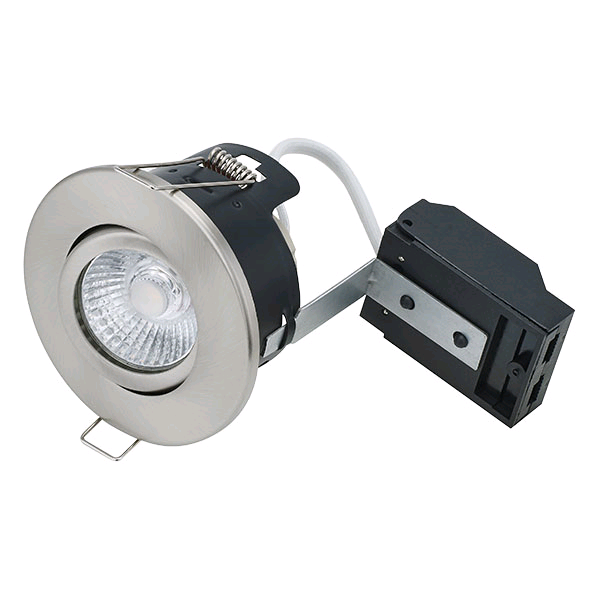 Bell 12V/240V White Centre Tilt Downlight (78mm Cut out)