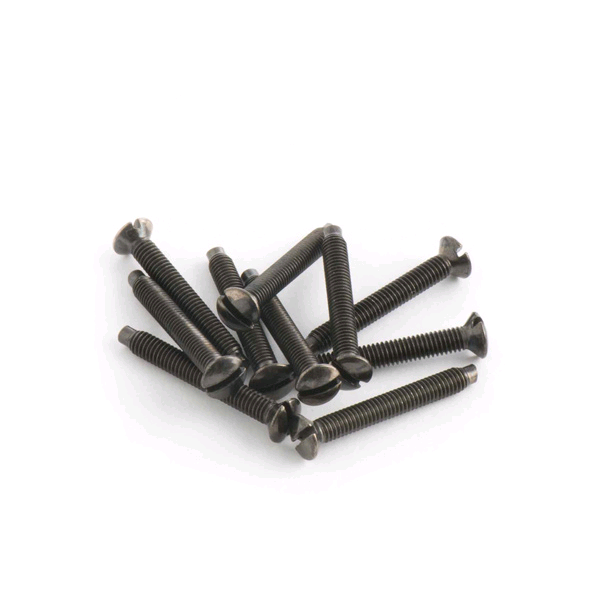 BG 38mm Fixing Screws Black Nickel 10pk