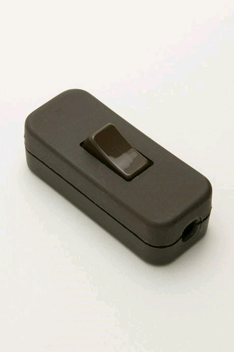Jeani 2A In Line Switch Brown