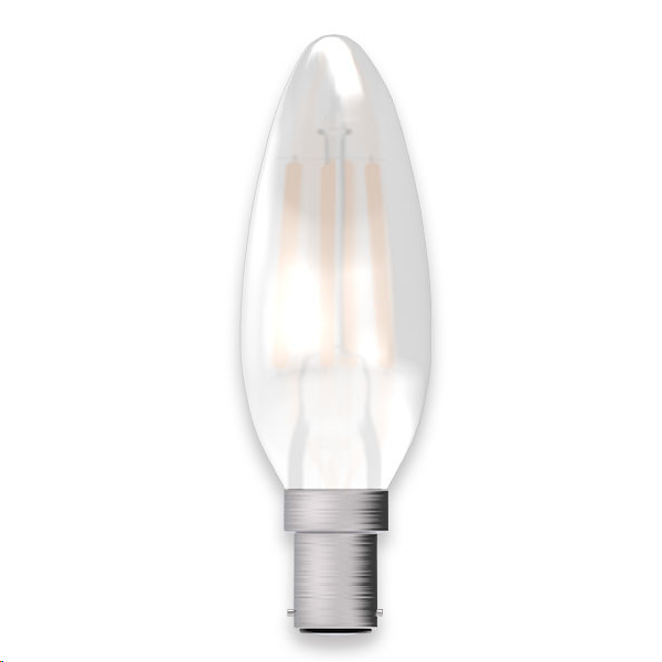 Bell 4W LED Satin Candle Warm White 