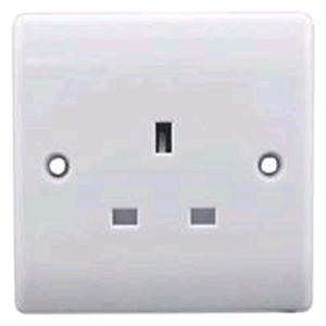 BG 1 Gang 13a Unswitched Socket 