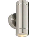 Saxby Atlantis Twin Wall IP65 Brushed Steel Fitting 