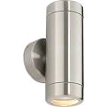 Saxby Atlantis Twin Wall IP65 Brushed Steel Fitting