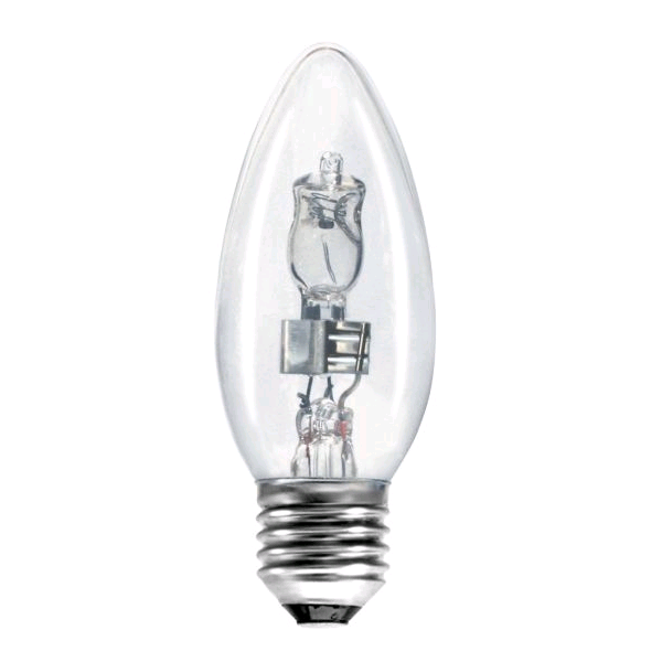 Bell 28w ES Clear Halogen Candle 