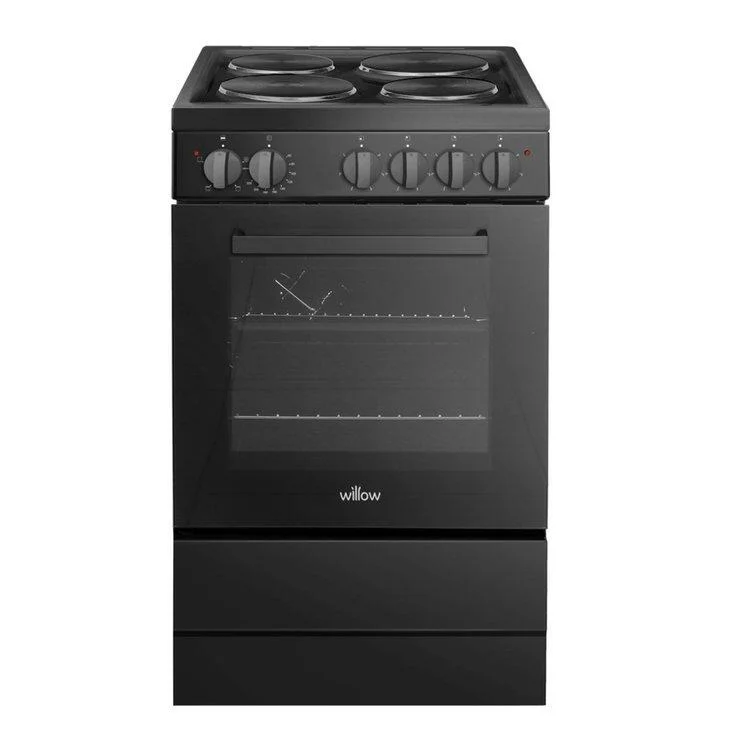Willow WE50SSB 62L Freestanding Electric Cooker Single Cavity Cooker solid plated