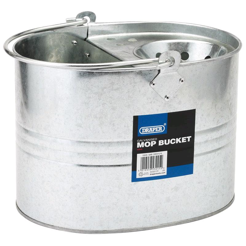 Draper Galvanised Mop Bucket 9ltr