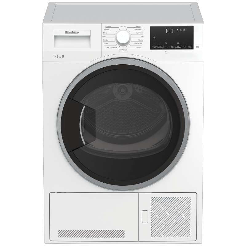 Blomberg LTK38020W Condenser Tumble Dryer 8kg White