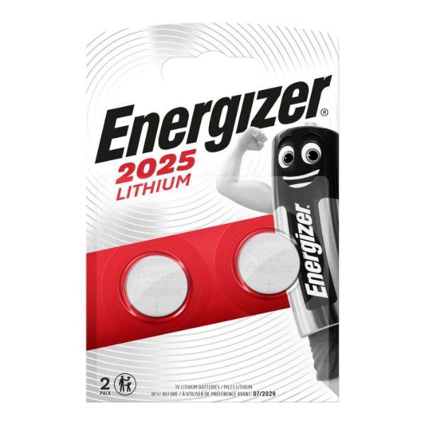 Energiserl CR2025 Button Cell Battery 2pk 