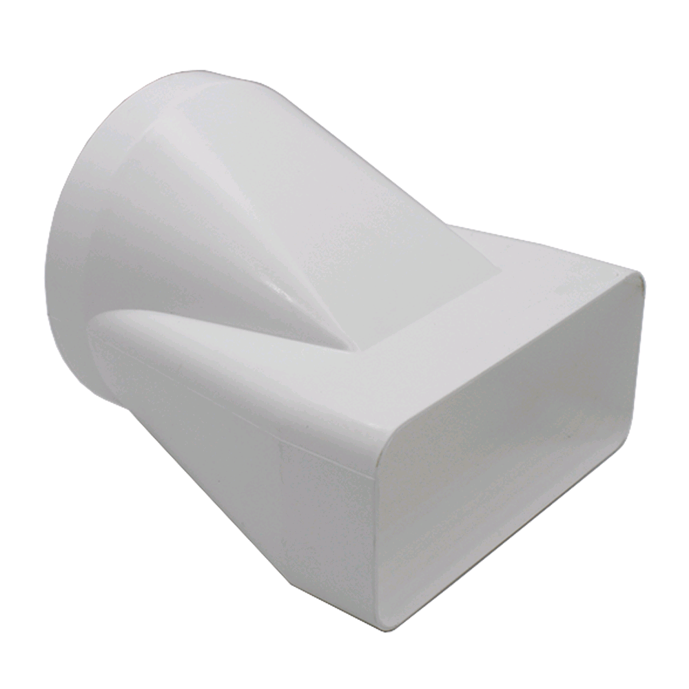 Manrose Channel Flat To Round Adaptor 150x70mm