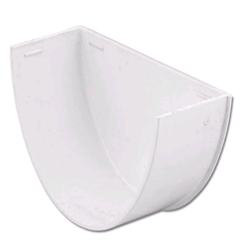 Floplast Hi-Cap Internal Stopend Guttering White REH2W 