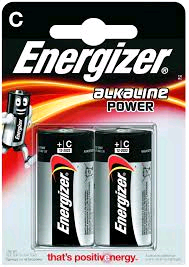 Energizer Battery 1.5V "C" 2pk  S8994 