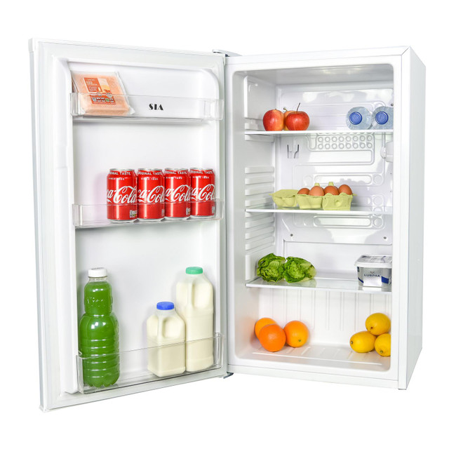 SIA LFS01WH Undercounter Larder Fridge  48cm Wide White