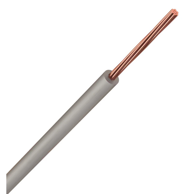Cable 4mm 1Core Grey PVC (per 100mtr) 
