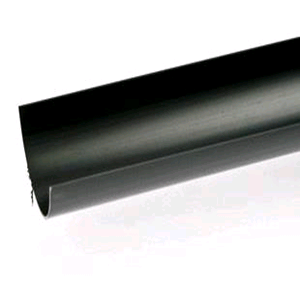 Floplast Gutter 112mm Half Round 4mtr Black