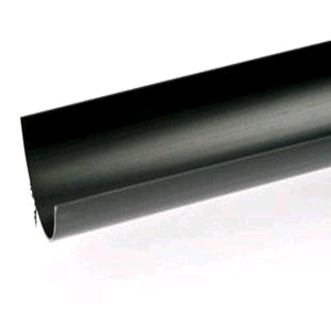 Floplast Gutter 112mm Half Round 4mtr Black 