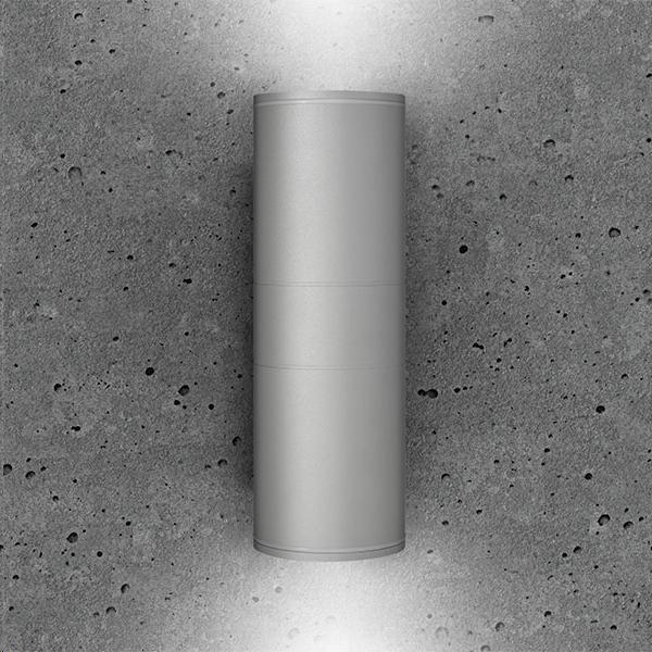 Bell Luna Grande Up/Down Wall Light Grey IP65